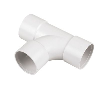 Floplast Solvent Weld Equal Tees White Mm Pack Screwfix