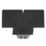 Brackenheath iSpot Swivel Outdoor LED Twin floodlight With PIR & Photocell Sensor Black 16.5W 2100lm