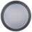 LAP Seran Outdoor Round LED Bulkhead Matt Black 12W 1000lm