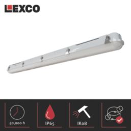 Lexco Alrai Single 4ft LED Adjustable CCT Batten 36W 2500-5000lm 220-240V