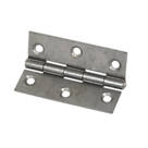 Self-Colour  Steel Fixed Pin Hinges 65mm x 44mm 2 Pack