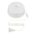 Essentials  10AX 2-Way Pull Cord Switch White