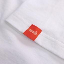 Scruffs Eco Worker Short Sleeve T-Shirt White 3X Large 48" Chest