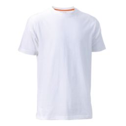 Scruffs Eco Worker Short Sleeve T-Shirt White 3X Large 48" Chest