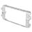 Hager Sollysta WMGF34 3/4-Module Grid Frame
