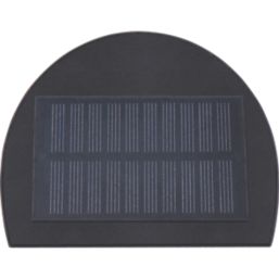 Luceco Prysm
 Outdoor LED Solar-Powered Wall Light, USB Rechargeable With PIR Sensor Black 300lm