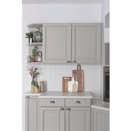 V33 2Ltr Soft Grey Satin Kitchen Cupboard Paint