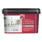 V33 2Ltr Soft Grey Satin Kitchen Cupboard Paint
