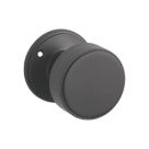 Designer Levers Kensington Knurled Door Knob 60mm Pair Matt Black