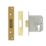 ERA  Polished Brass Euro Deadlock 61mm Case - 56mm Backset