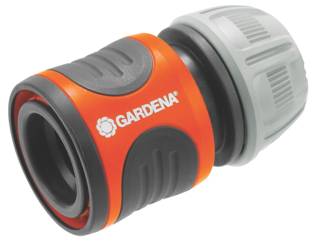 Gardena 13 & 15mm DoubleEnd Female Hose Connector Screwfix