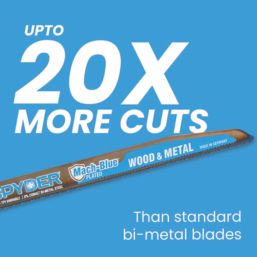 Spyder Mach-Blue  Multi-Material Reciprocating Saw Blades 300mm 2 Pack
