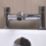 ETAL Bounce Chrome 142mm Deck Mounted Lever 2 Tap Holes Bath Mixer Tap