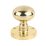Carlisle Brass Mushroom Mortice Knob 61mm Pair Polished Brass