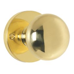 Carlisle Brass Mushroom Mortice Knob 61mm Pair Polished Brass