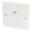 Hager Sollysta WMDP84 20A 1-Gang 2P+E Control Switch White