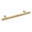 Elite Knobs & Handles Kensington Knurled T Bar Handle Brushed Brass 180mm