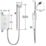 Mira Sport White/Chrome 10.8kW  Electric Shower