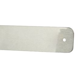Essentials 4-Hook Rail Satin Stainless Steel 400mm x 45mm