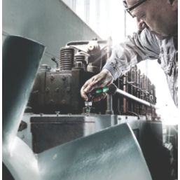 Wera Kraftform Kompakt Pistol RA 4 Interchangeable Ratchet Screwdriver Set 13 Pcs