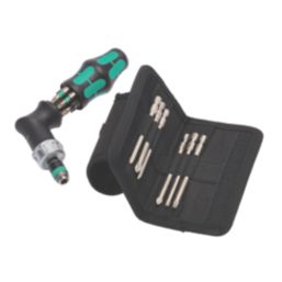 Wera Kraftform Kompakt Pistol RA 4 Interchangeable Ratchet Screwdriver Set 13 Pcs