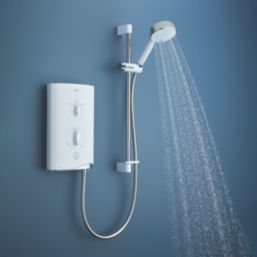 Mira Sport White/Chrome 9kW Thermostatic Electric Shower