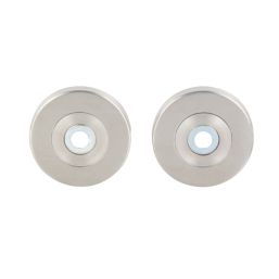 Eurospec Pull Handle Roses Satin Stainless Steel 52mm 2 Pack