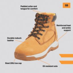Site Arenite Size 10  Wheat  Steel Toe Cap Safety Boots