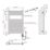 Flomasta 800mm x 500mm 853BTU Chrome Flat Electric Towel Radiator