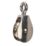 Essentials Steel Single Wheel Pulley 35mm