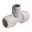 Hep2O  Plastic Push-Fit Reducing Tee 3/4" x 3/4" x 1/2"