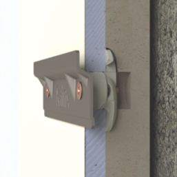 Bullfix SOL-BRK-U4 Plasterboard Kitchen Cabinet Mounting Kit 40mm x 130mm 4 Pack