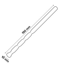 Erbauer  Straight Shank Masonry Drill Bit 10mm x 150mm