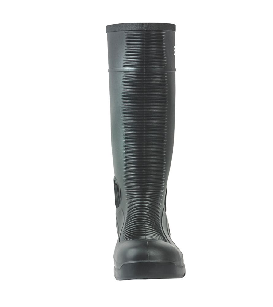 Site Trench Safety Wellies Black Size 9