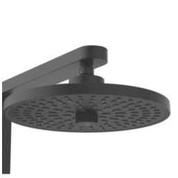 Ideal Standard  Alu+ HP/Combi Flexible Exposed Silk Black Thermostatic Mixer Shower