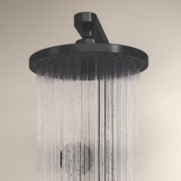 Ideal Standard  Alu+ HP/Combi Flexible Exposed Silk Black Thermostatic Mixer Shower