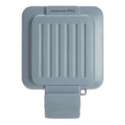 Contactum  IP66 13A 1-Gang 2-Pole Weatherproof Outdoor Switched Socket Outlet
