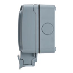 Contactum  IP66 13A 1-Gang 2-Pole Weatherproof Outdoor Switched Socket Outlet