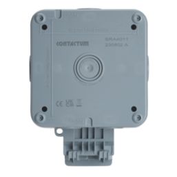 Contactum  IP66 13A 1-Gang 2-Pole Weatherproof Outdoor Switched Socket Outlet