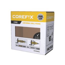 Corefix One Heavy Duty Universal Wall Plugs 8mm x 51mm 24 Pack