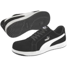 Puma Iconic Size 7  Black    Safety Trainers