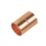Flomasta  Copper End Feed Equal Couplers 15mm 2 Pack