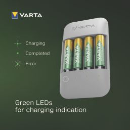 Varta Eco Charger Pro Recycled 4-Slot Battery Charger