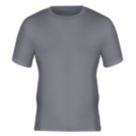Workforce WFU2400 Short Sleeve Thermal T-Shirt Base Grey Small 32-34" Chest
