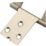 Smith & Locke Satin Nickel  Door Hinge 50mm x 64.6mm 2 Pack