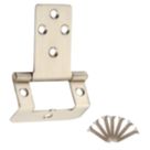 Smith & Locke Satin Nickel  Door Hinge 50mm x 64.6mm 2 Pack