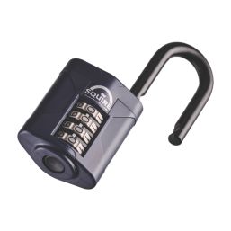 Squire  Water-Resistant Long Shackle Combination  Padlock Blue 50mm