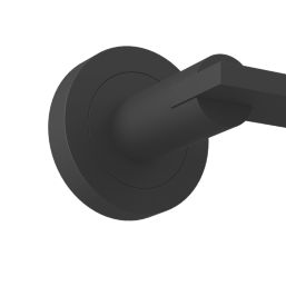 Cooke & Lewis Oanig Lever on Rose Door Handles Pair Matt Black