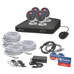 Swann Pro Enforcer SWNVK-879904-EU 2TB 8-Channel 4K NVR CCTV Kit & 4 Indoor & Outdoor Cameras