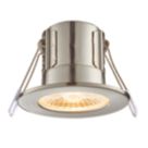 Saxby CosmosEco V3 Fixed  Fire Rated LED Recessed Downlight Satin Nickel 6W 500lm